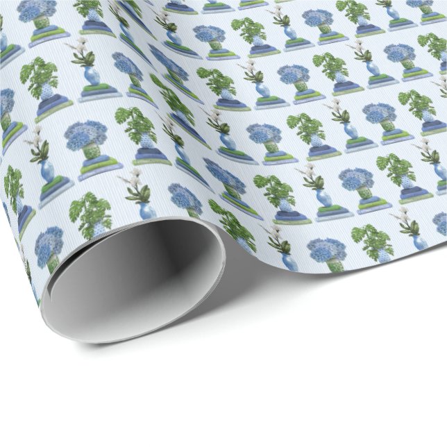 Papier Cadeau Botanicals and Books Wrapping Paper (Coin rond)