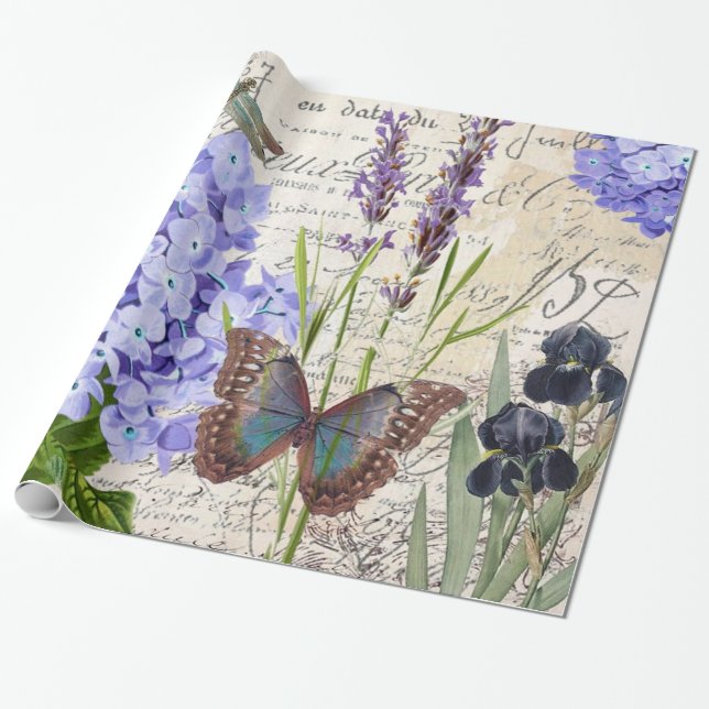 Papier Cadeau Botanique (Déroulé)