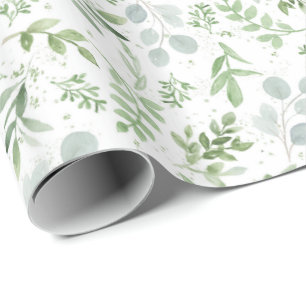 Papier Cadeau Botanique défraîchi