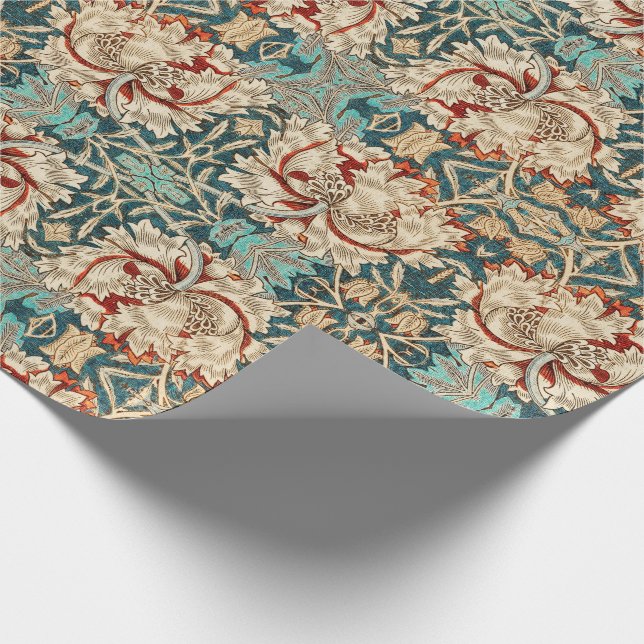 Papier cadeau botanique victorien vintage (Coin)