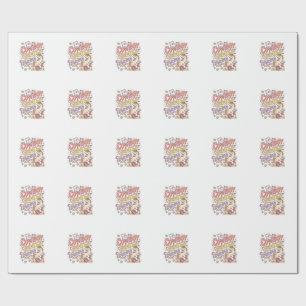 Papier Cadeau Bottes de cowboy licorne Licorne Fantaisiste Zazzl