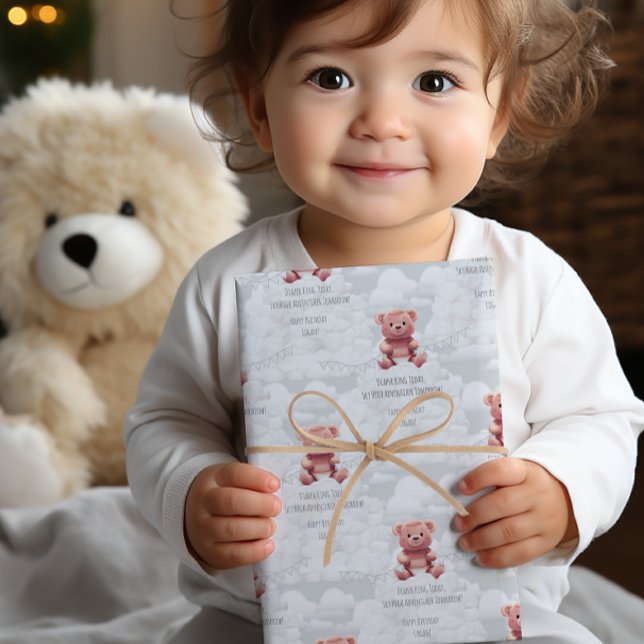 Papier Cadeau Boucherie King ours en peluche sur mesure heureux  (Créateur téléchargé)