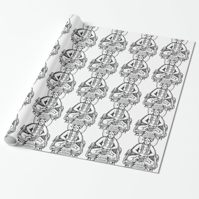 Papier Cadeau Bouddha (Déroulé)