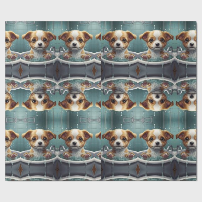 Papier Cadeau Bouddhas dans un bain (Couture)