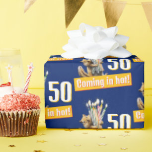 Papier Cadeau Bougies d'anniversaire de Tamia