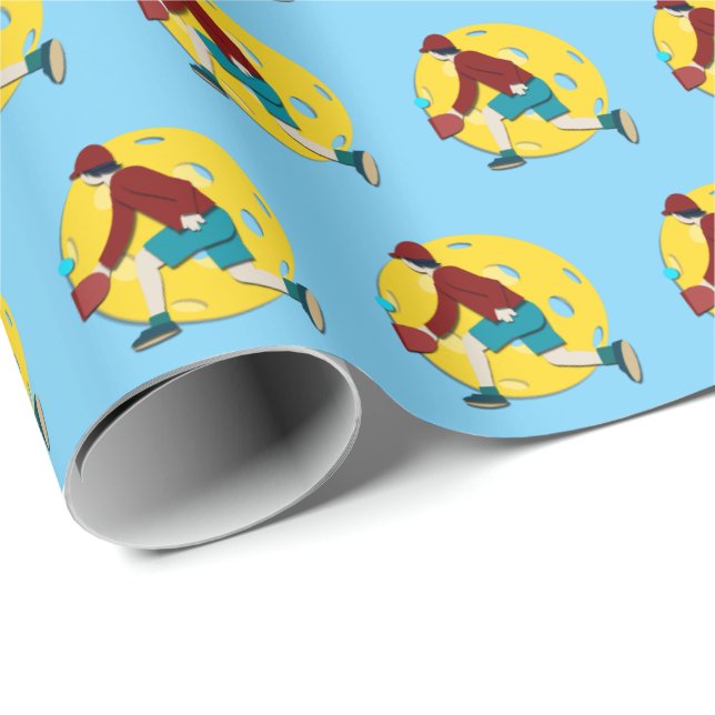 Papier Cadeau Boule de pique (Coin rond)