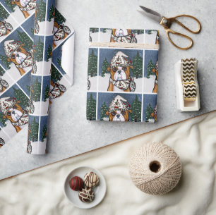 Papier Cadeau Bouledogue    