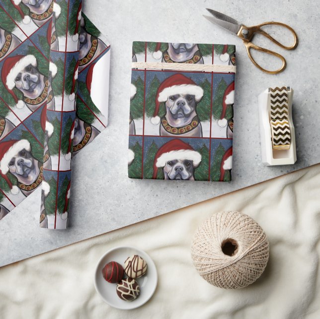 Papier Cadeau Bouledogue Alapaha Blue Blood (Artisanat)