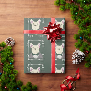 Papier Cadeau Bouledogue français en smoking