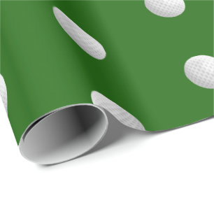Papier Cadeau Boules de golf pour 21 ans joyeux anniversaire