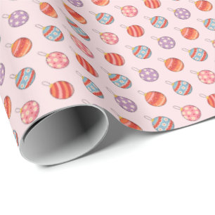 Papier Cadeau Boules de Noël