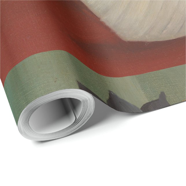 Papier Cadeau Bouquet de fleurs avec chinois Asters et Tokyos (Coin rond)