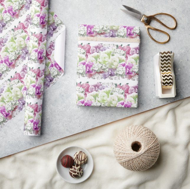 Papier Cadeau Bouquet mixte de papier d'enveloppement (Artisanat)