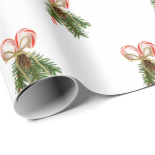 Papier Cadeau Bouquet sucre de canne et pin