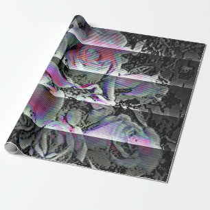 Papier Cadeau Bouquet Techno