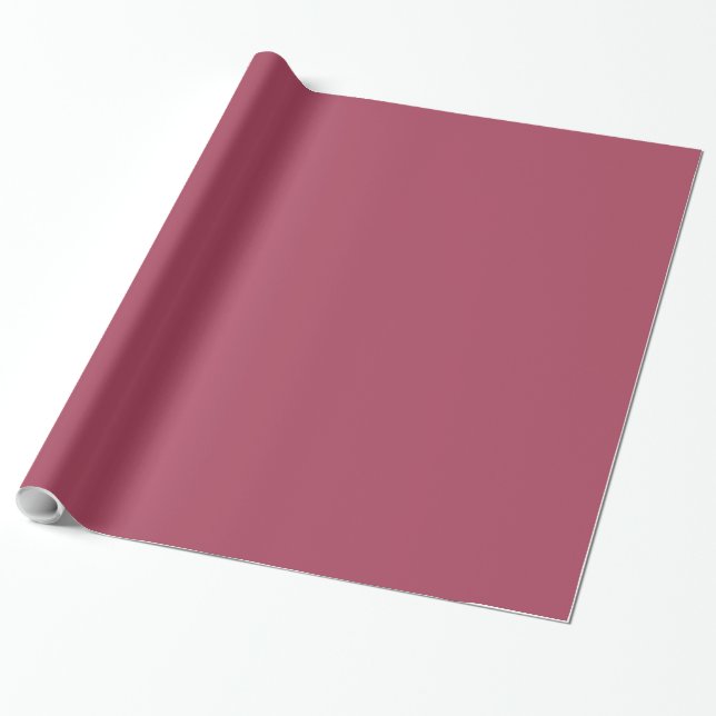 Papier Cadeau Bourgogne clair (couleur solide)  (Déroulé)