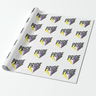 Papier Cadeau Bourse de fierté non binaire