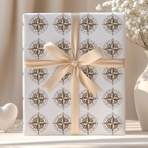 Papier Cadeau Boussole ancienne
