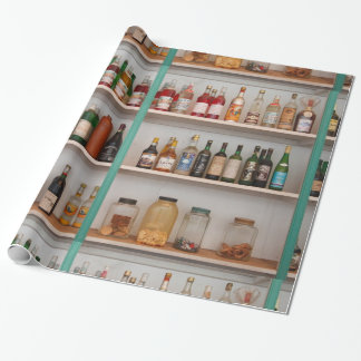 Papier Cadeau Bouteilles de boisson alcoolisée
