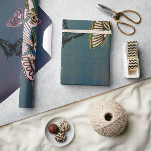 Papier Cadeau BOUTEILLES ET BLEUS EN Papier