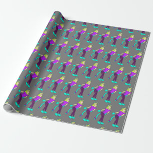 Papier Cadeau bouton catgirl