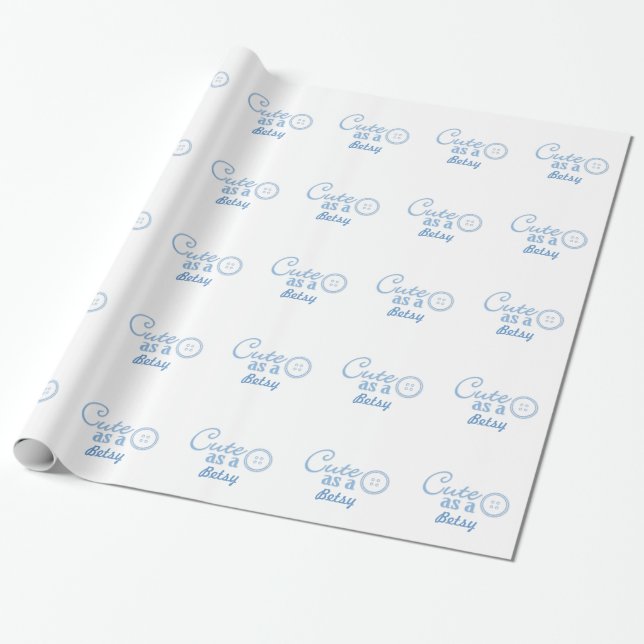 Papier Cadeau Bouton mou (Déroulé)