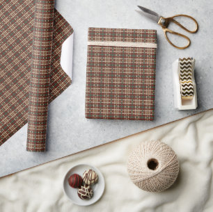Papier cadeau Box Weave Square (Tweed d'Automne)