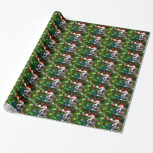 Papier Cadeau Boxeur de Noël