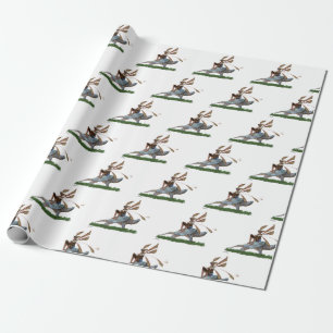 Papier Cadeau Boy Fairy Riding Sur Le Papier D'Enveloppement De