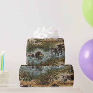 Papier Cadeau Braques allemands à poil court