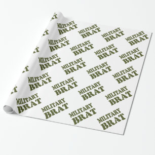 PAPIER CADEAU BRAT MILITAIRE