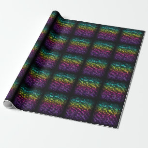 Papier Cadeau Bright Multicolor Vintage Art Abstrait