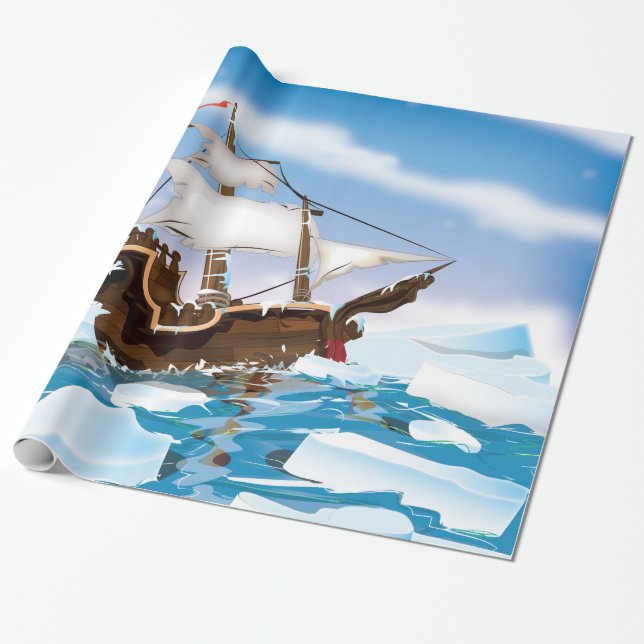 Papier Cadeau Brise-glace. (Déroulé)