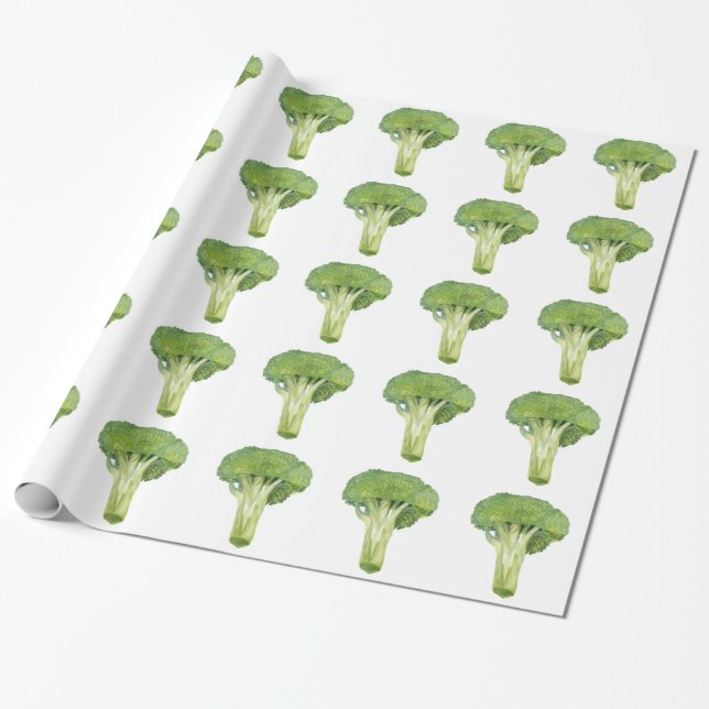 Papier Cadeau brocoli (Déroulé)