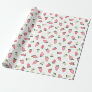 Papier Cadeau Brosse à fraise