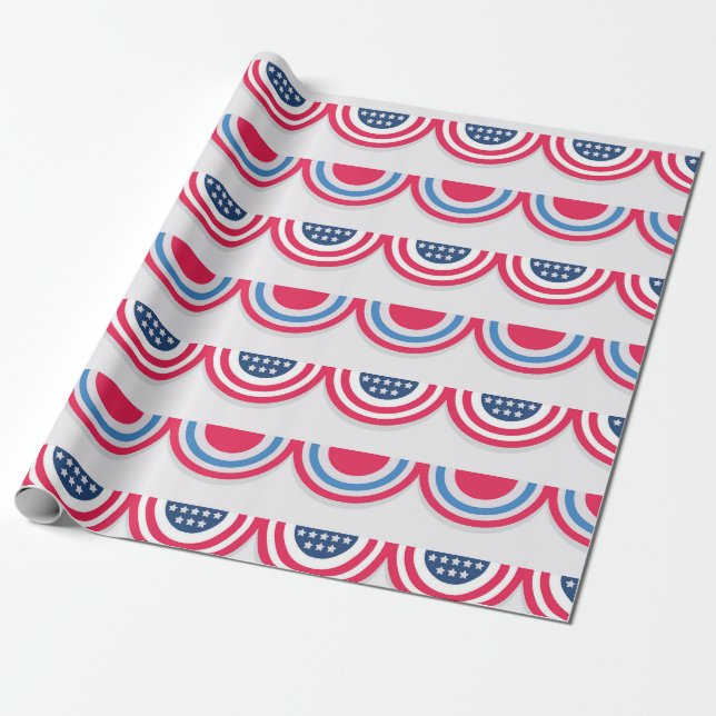 Papier Cadeau Broussettes Patriotique (Déroulé)