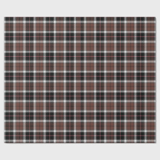 Papier Cadeau Brown Plaid Wrapping Paper