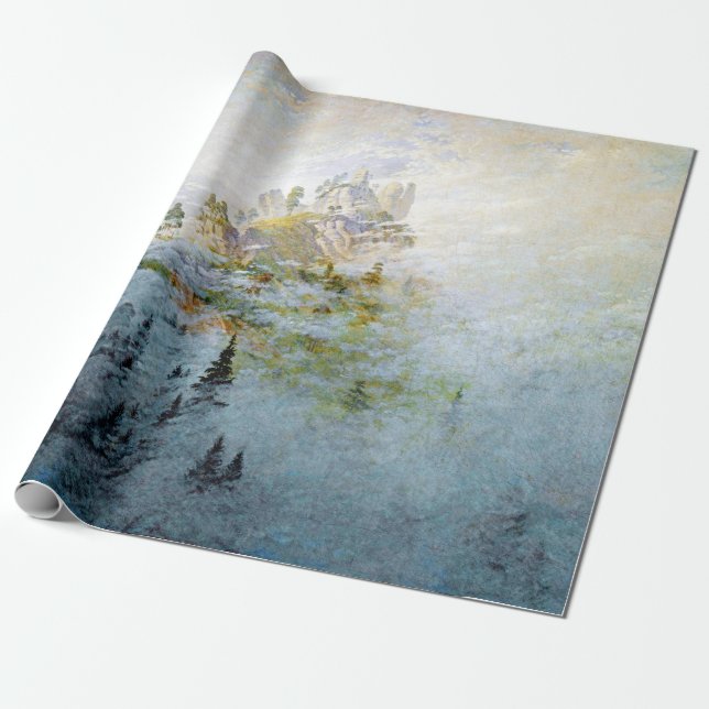 Papier Cadeau Brume de matin de Caspar David Friedrich en (Déroulé)