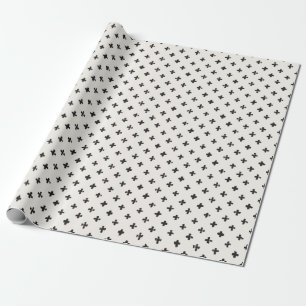 Papier Cadeau Brush Strots Vintage Motif sans fil