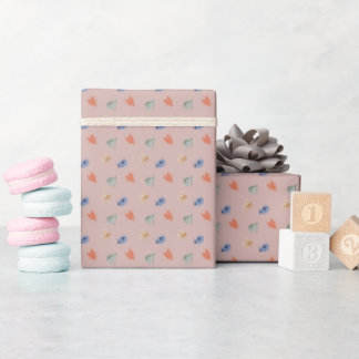 Papier Cadeau Bugs pilotes en rose