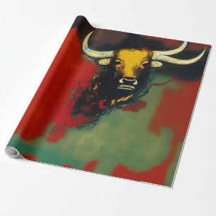 Papier Cadeau Bull à 3 cornes