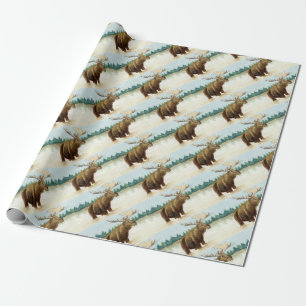 Papier Cadeau Bull Moose