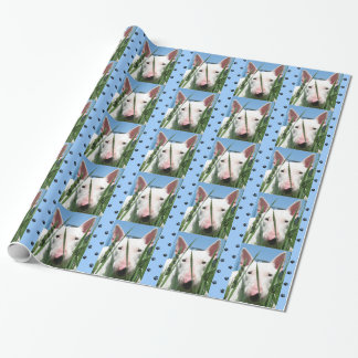 Papier Cadeau Bull-terrier anglais mignon