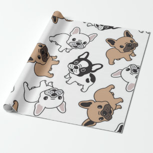 Papier Cadeau Bulldog français, Accessoires français