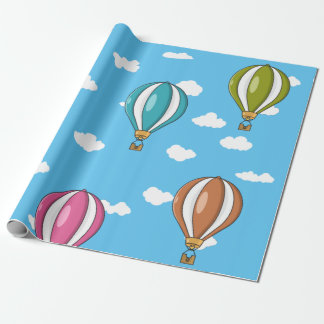 Papier Cadeau Bulle à air chaud