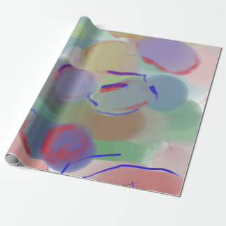 Papier Cadeau Bulles abstraites