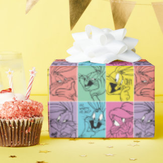 Papier Cadeau BUNNY™ - Expressions de blocs de couleur