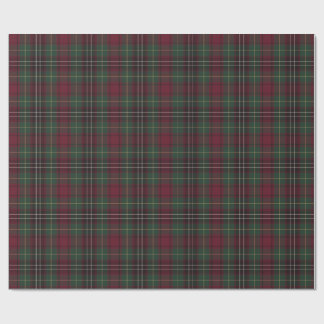 Papier Cadeau Burgundy Heritage Plaid Christmas Wrapping Paper