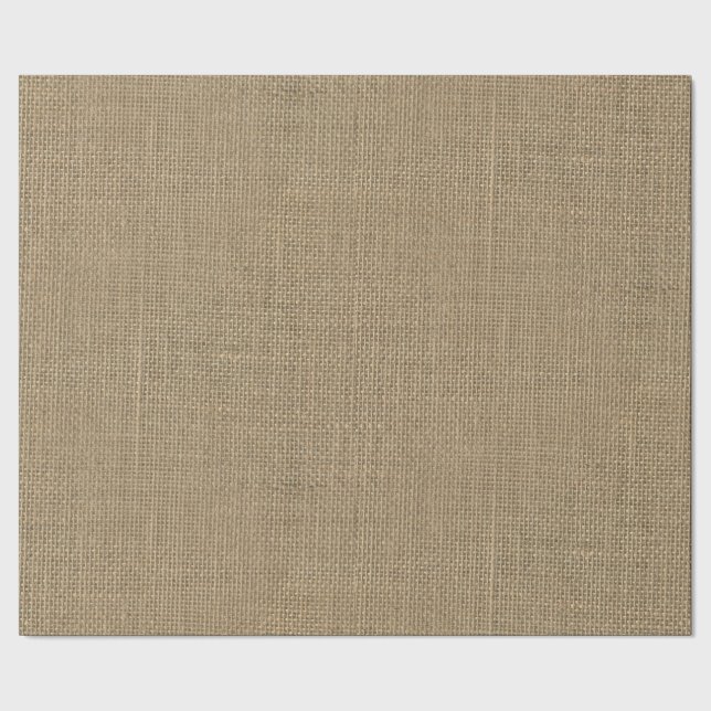 Papier Cadeau Burlap Beige naturel (Couture)