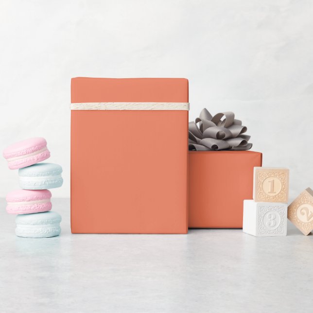 Papier Cadeau Burnt Sienna (Baby Shower)